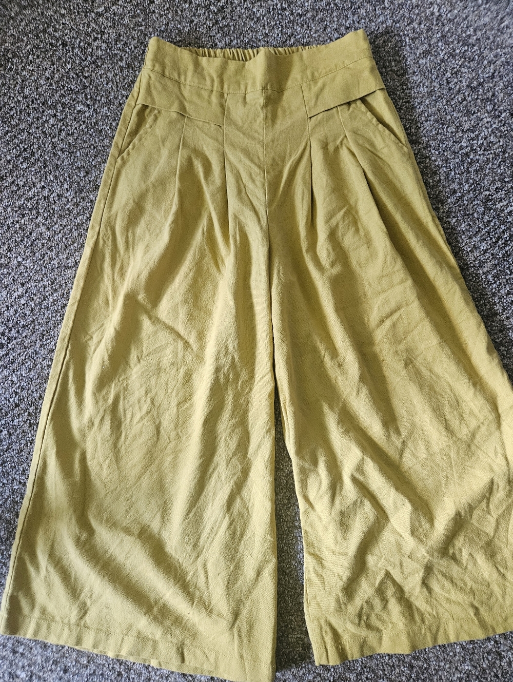 Mumianxiu Cotton Blend Palazzo Pant Large